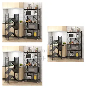 Kitchen 5 Tier Foldable Shelf