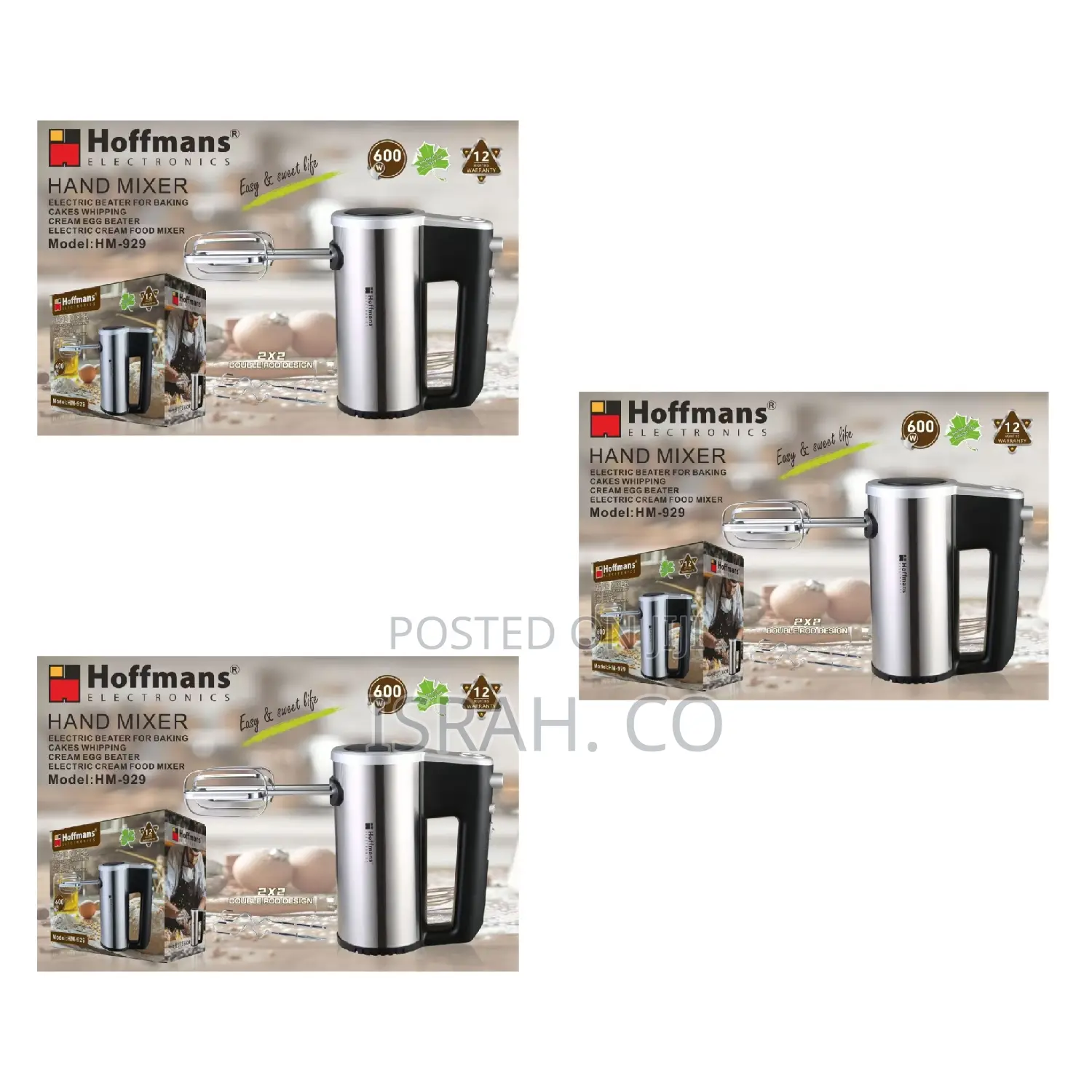 Hoffman’S Stand Hand Mixer Hm-8839