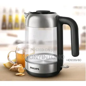 Philips High-Quality Automatic Cordless Glass Water Kettle