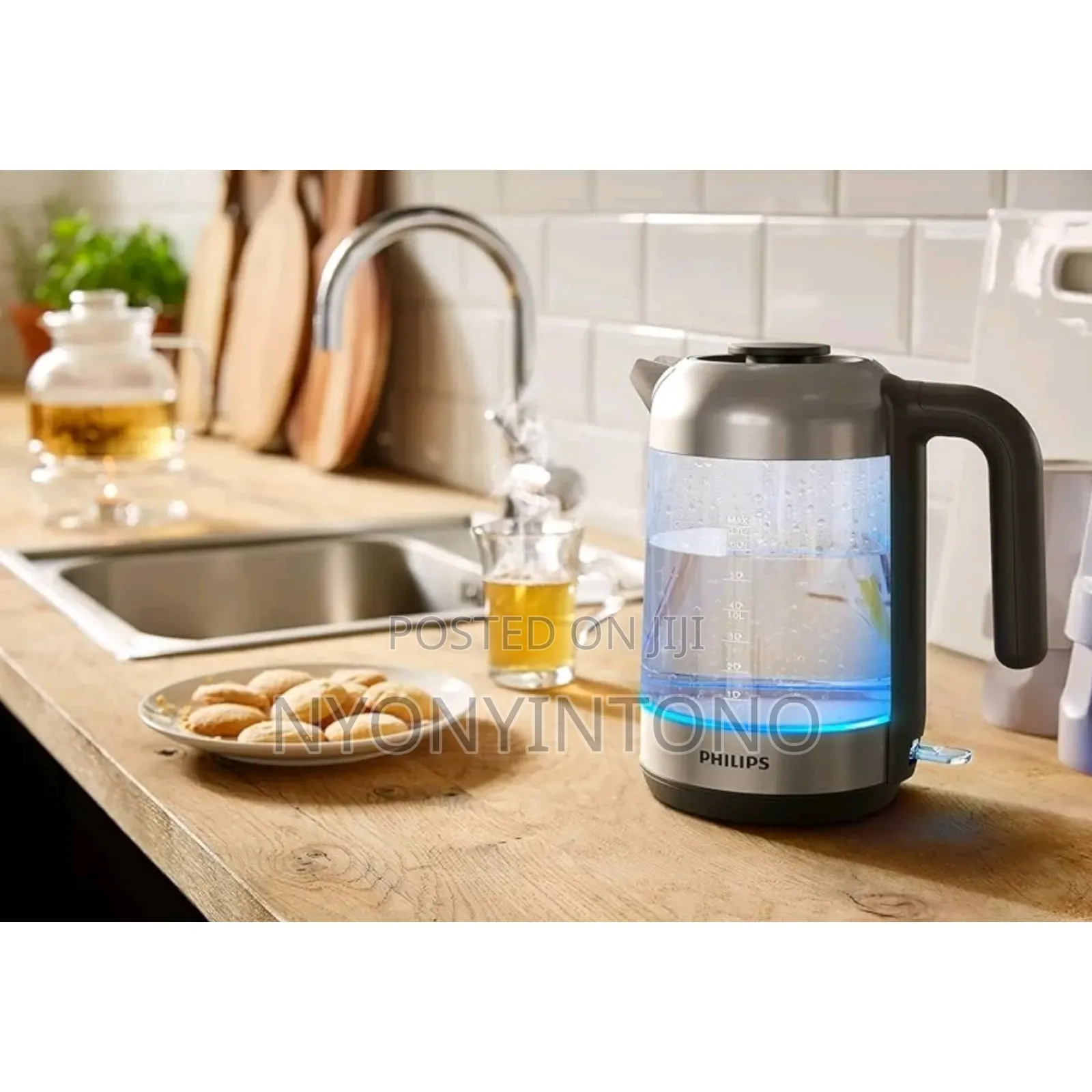 Philips High-Quality Automatic Cordless Glass Water Kettle