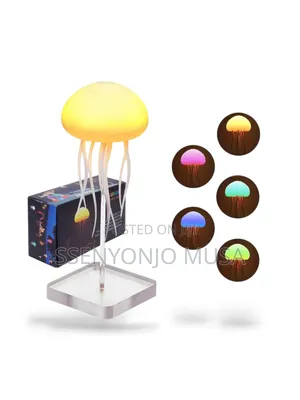 Jellyfish Mood Light Lamp | Sound-Activated Led Night Light