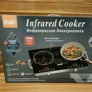 Raf Double Infrared Cooker Fast Cooking - Black