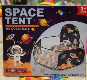 Kids Pop Up Space Play Tent With 100 Balls