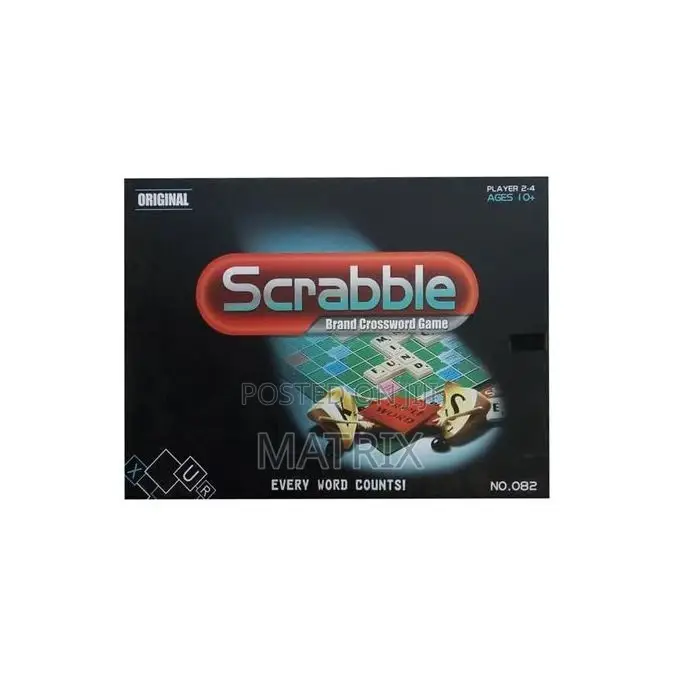 Scrabble Educational Board Game for Kids and Adults -Multicolor
