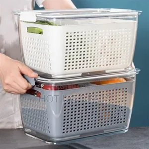 Vegetable Fruit Food Storage Container - Refrigerator Organizer Bins