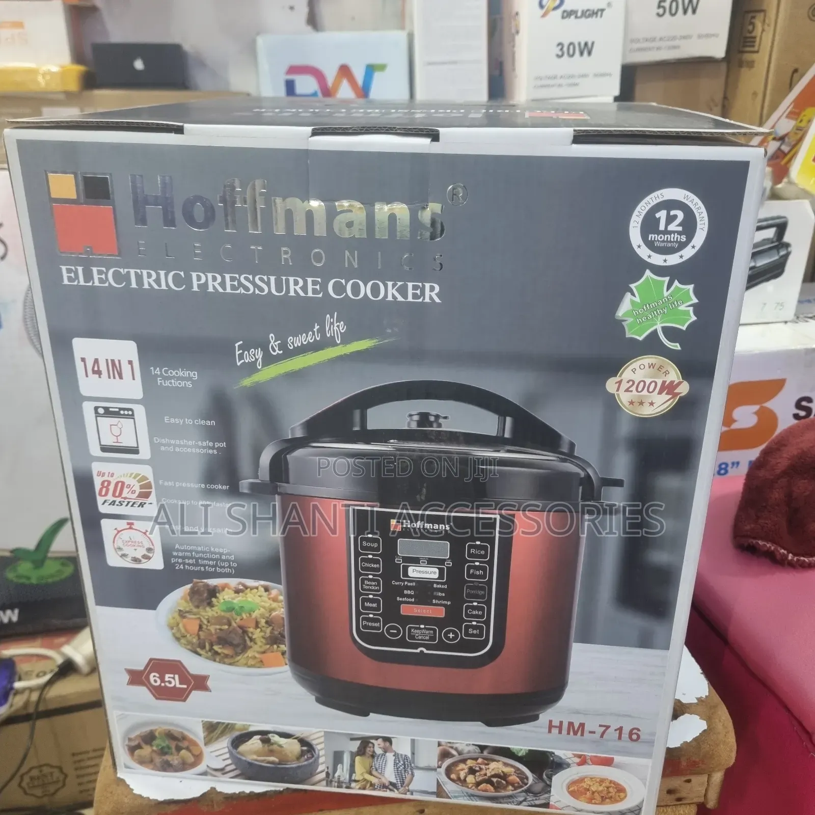 6.5l Electric Pressure Cooker Hoffman