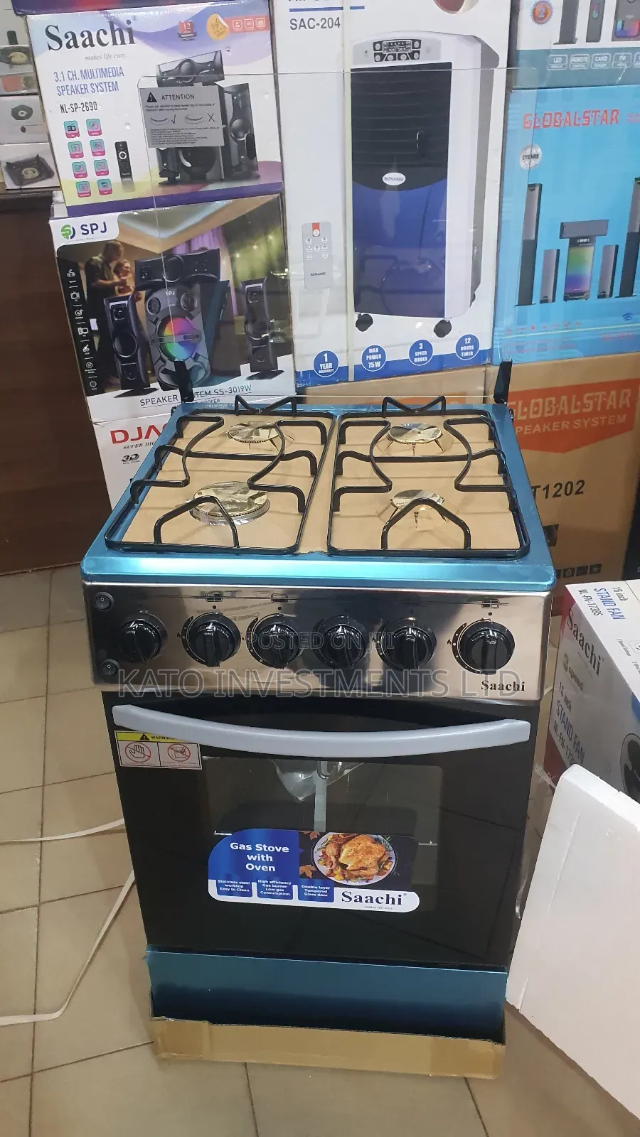 Saachi Full Gas Standing Oven