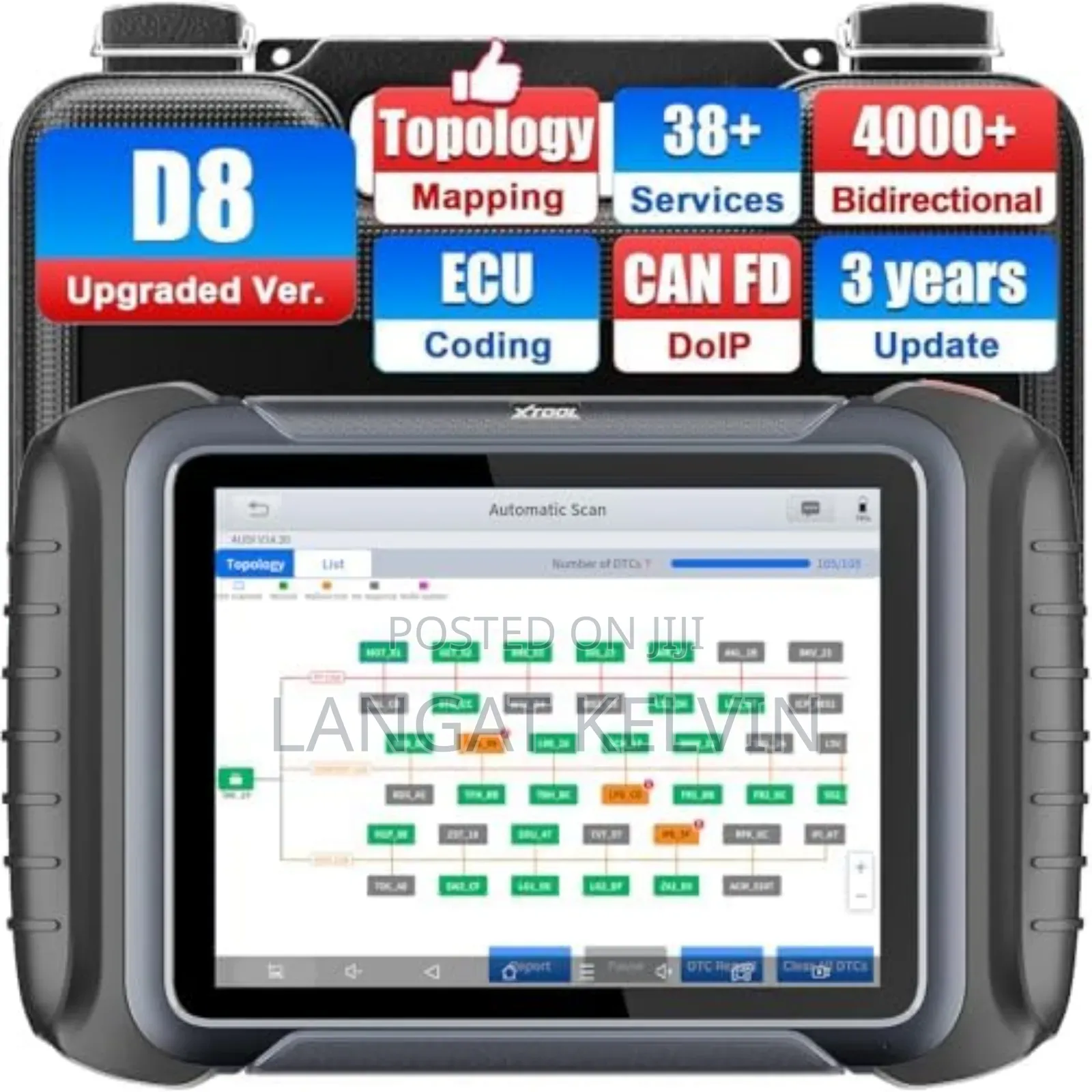 Original Xtool D8s Car Diagnostic Tool