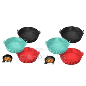 Round Silicone Airfryer Liners - Available in 5 Colors