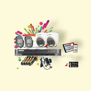 4 Channel CCTV Cameras Full Kit Honre