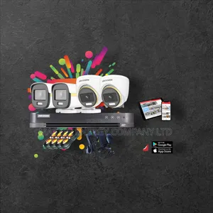 4 Channel CCTV Cameras Full Kit Huroj