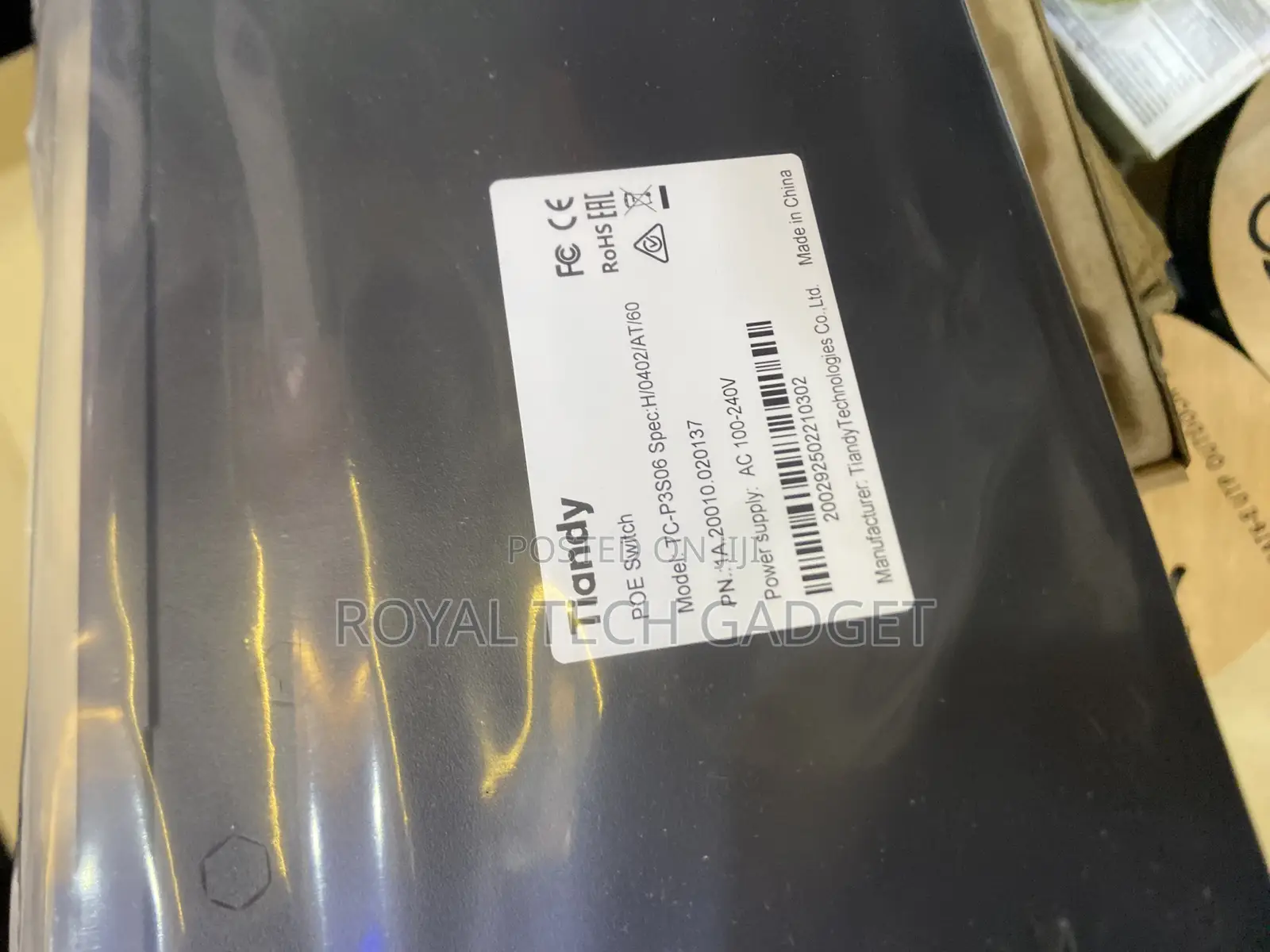 Poe Switch 4 Port 2sfp Ports Tiandy
