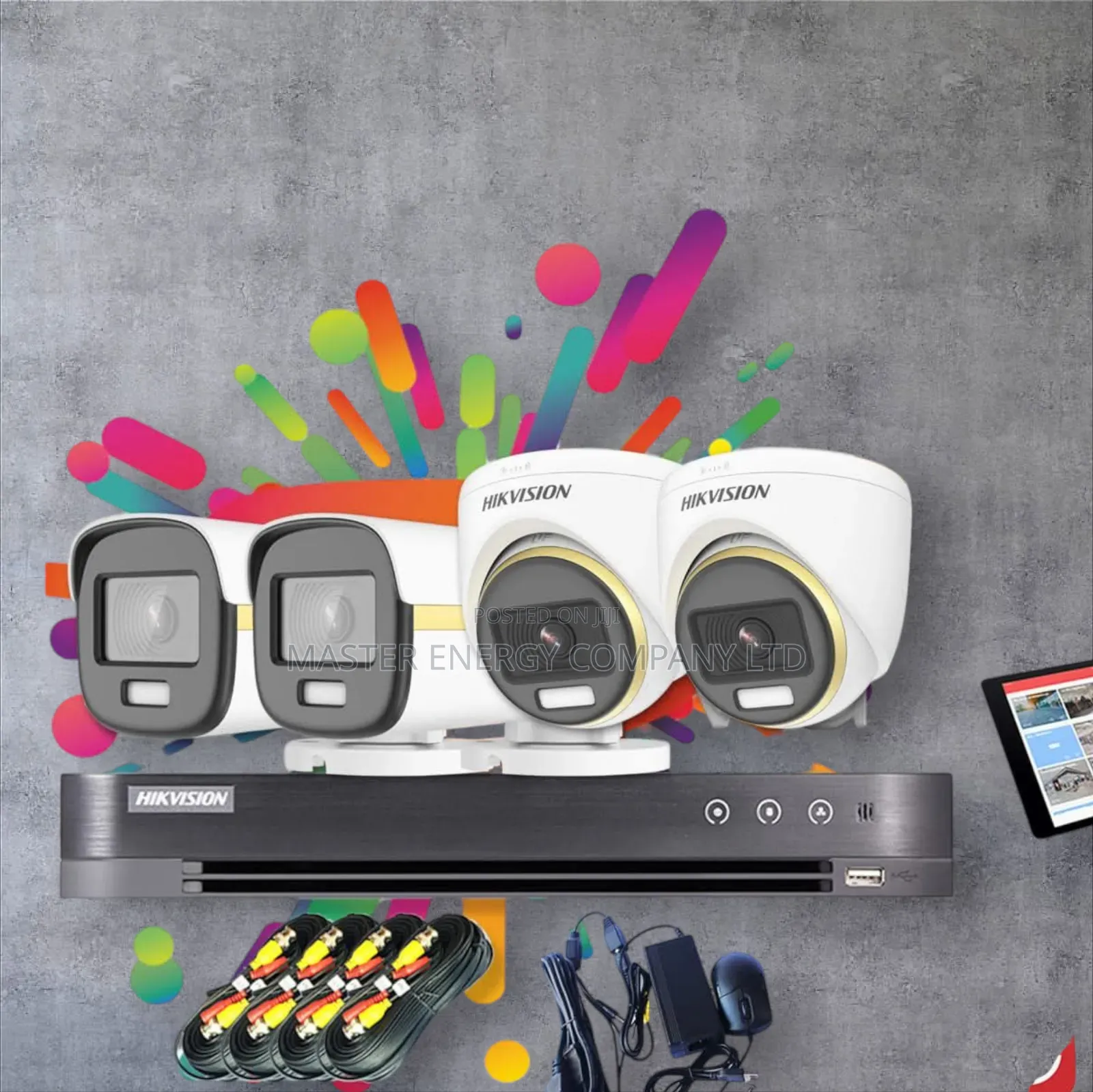 4 Channel CCTV Cameras Full Kit Jotayu