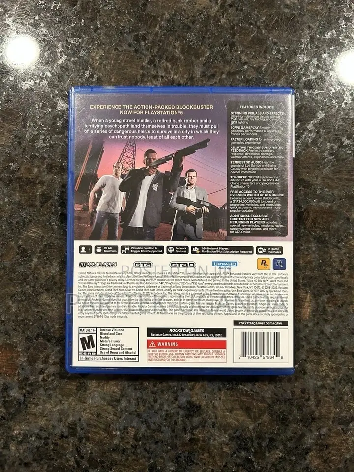 Grand Theft Auto 5 Ps5 Used