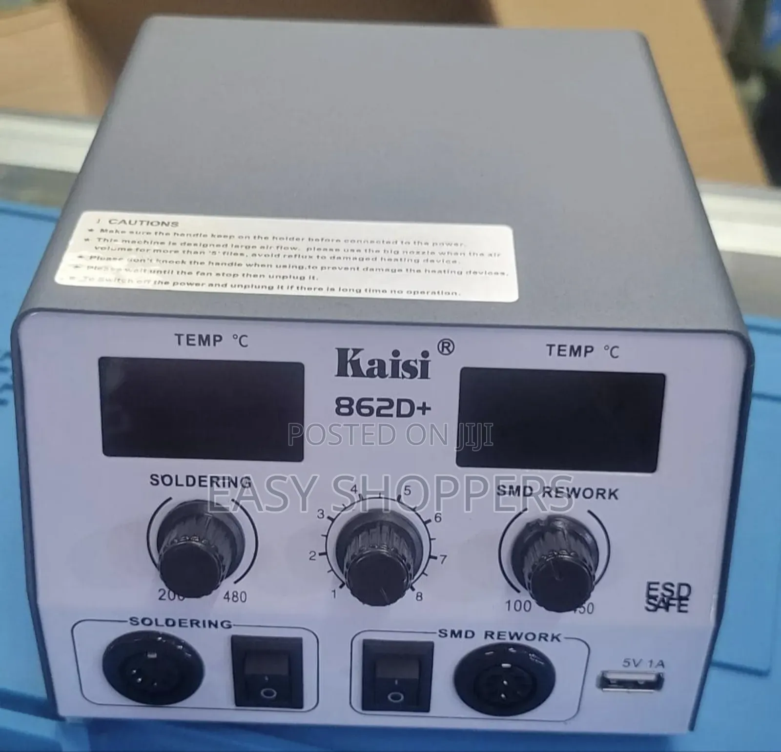 Kaisi 862d+ SMD Soldering and Hot Air Rework Station 2-in-1 Tool