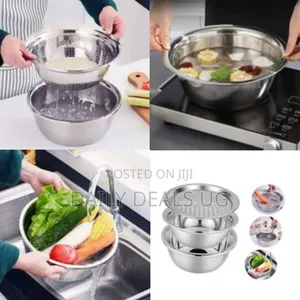 Other 3 in 1 Colander Basin, Grater Strainer Rice Drain Basket Salad