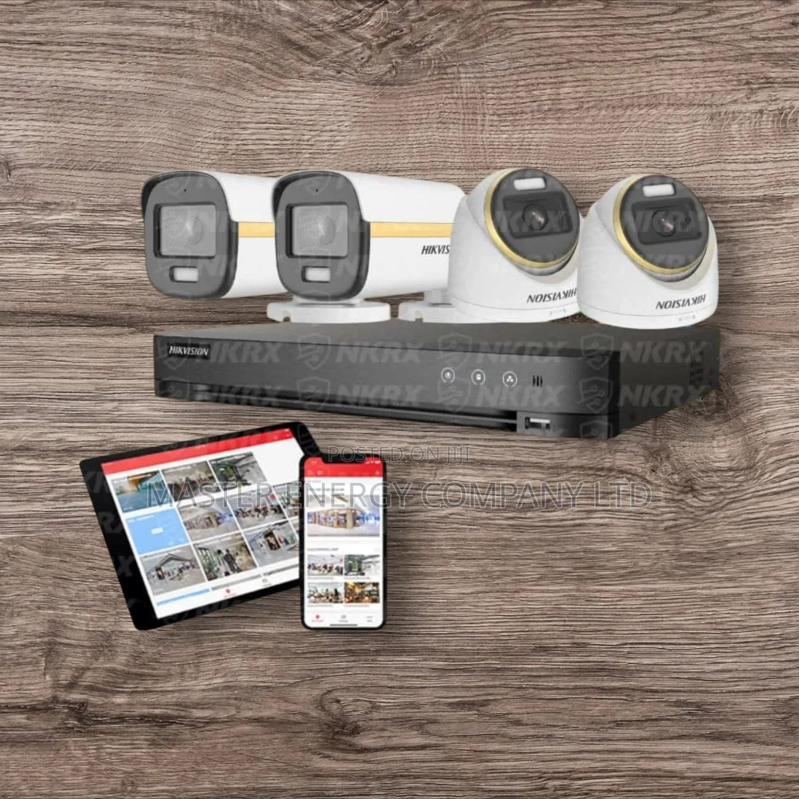 4 Channel CCTV Cameras Full Kit 2mp Gessa