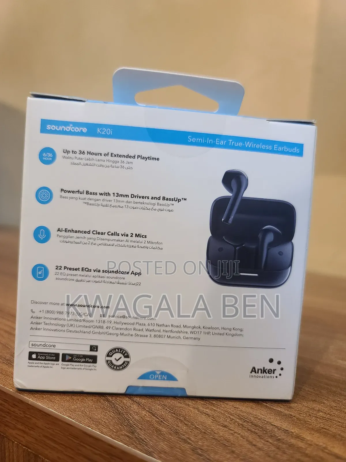 Soundcore by Anker K20i Wireless Earbuds