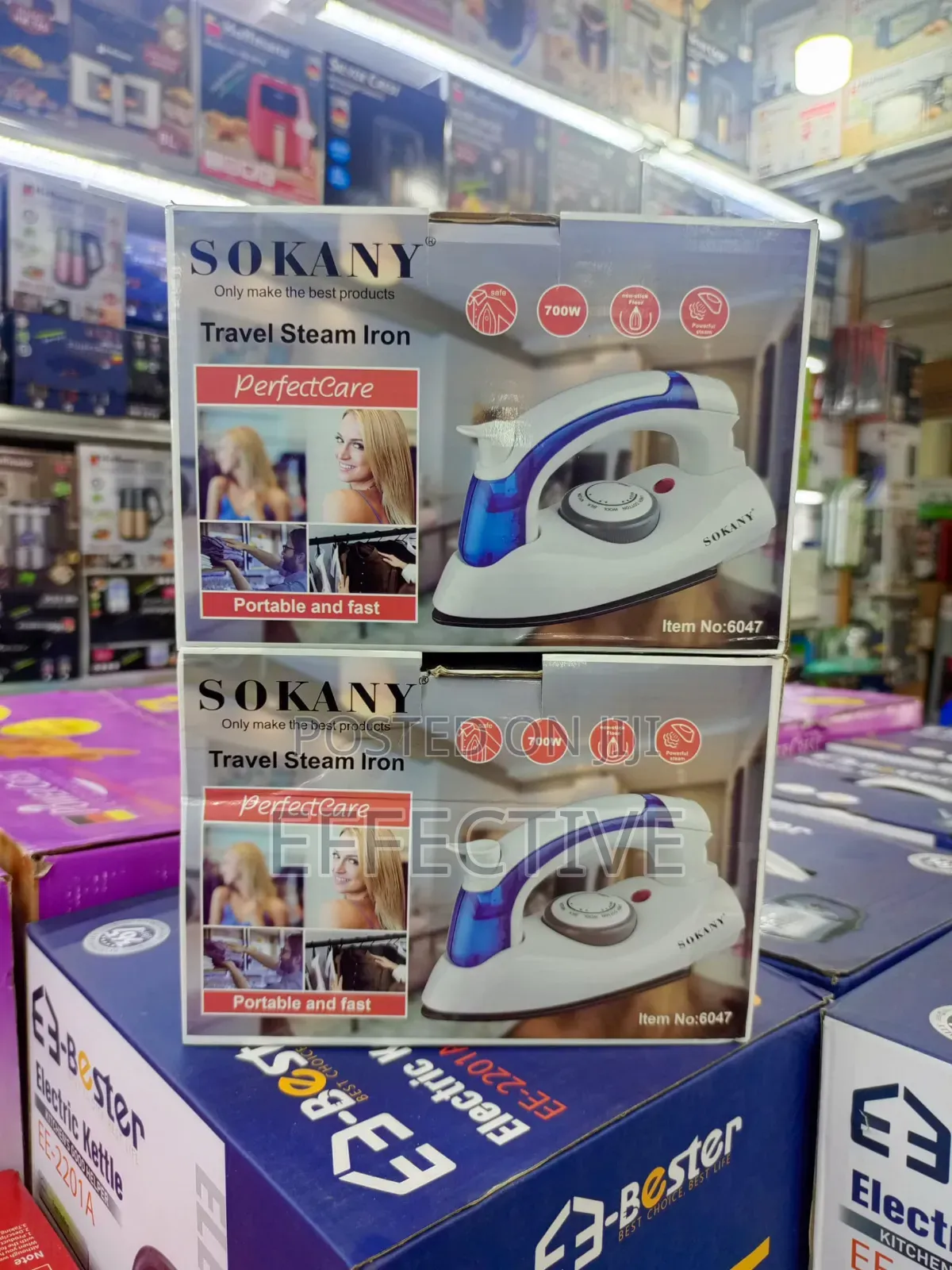 Sokany Travel Steam Iron.