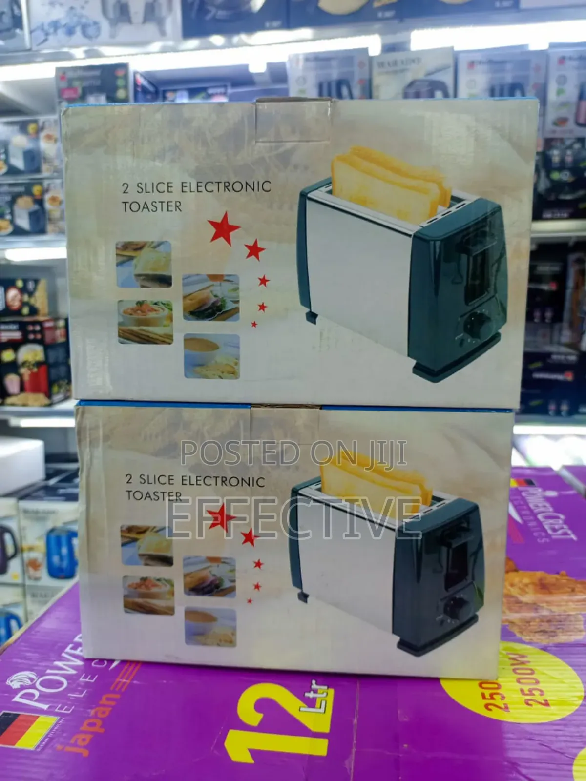 2-Slice Electronic Toaster.
