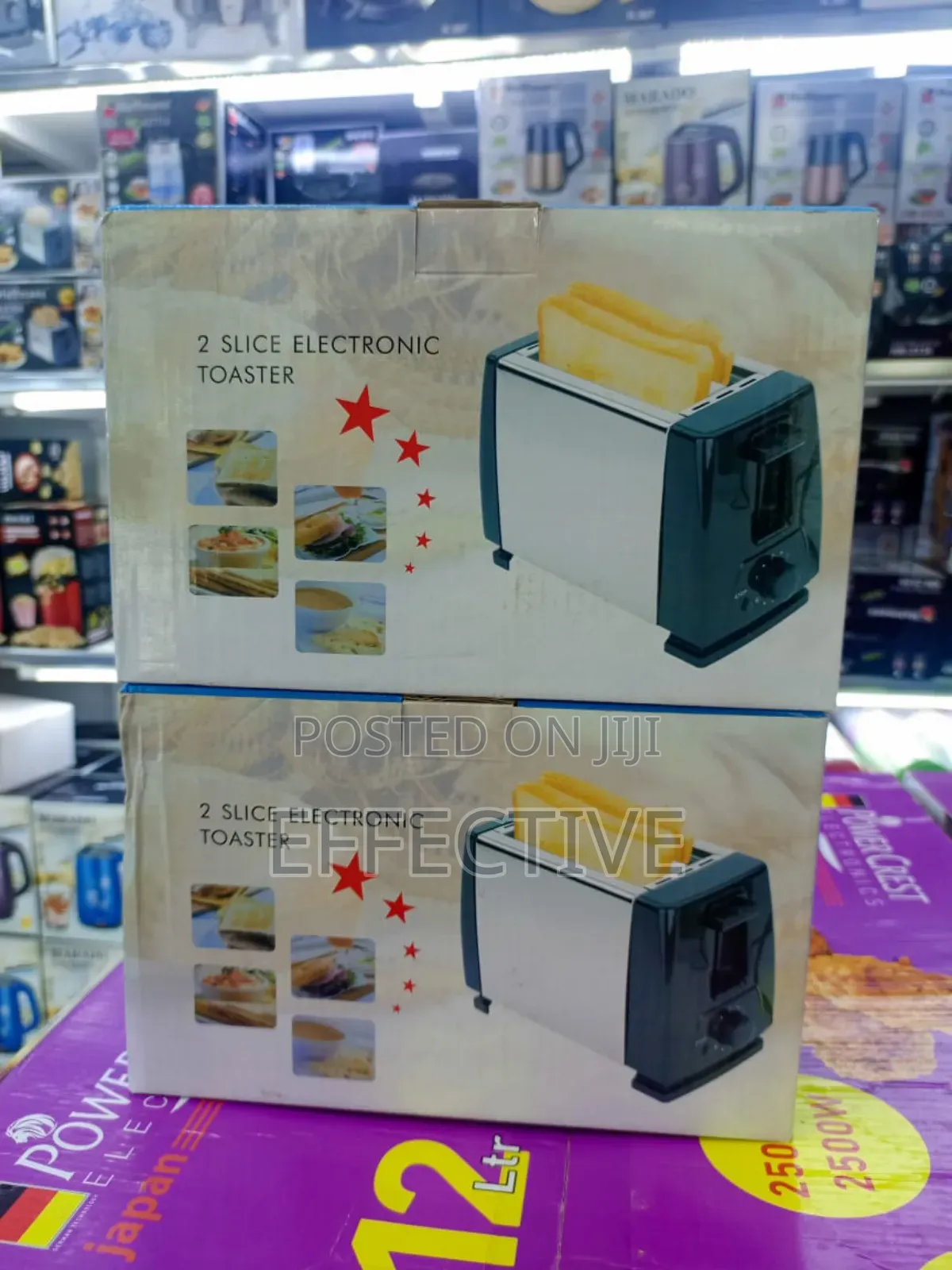 2-Slice Electronic Toaster.