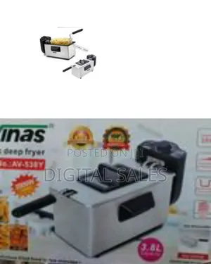 3.8 Litre Oil Chips Chicken Deep Fryer With Removable Bowl