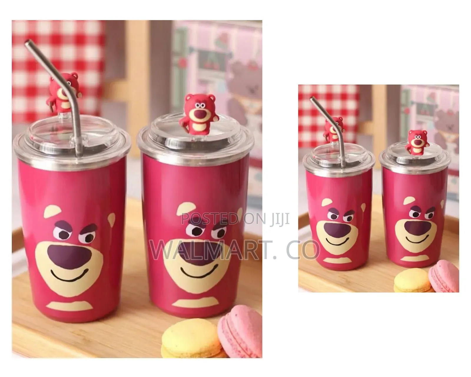 Kids Themed Tumbler With Straw