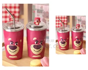 Kids Themed Tumbler With Straw