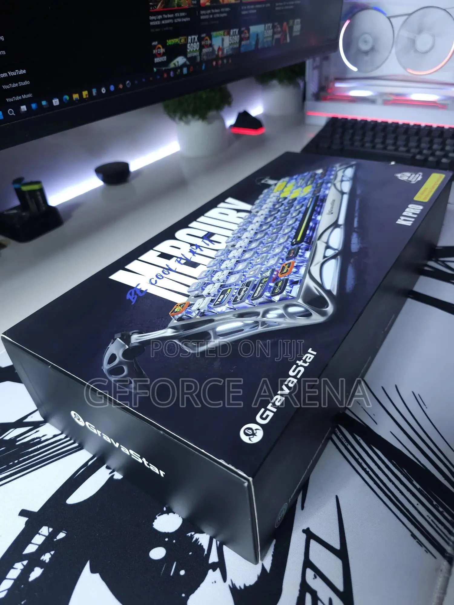 Gravastar Premium Mechanical RGB Wireless Keyboard