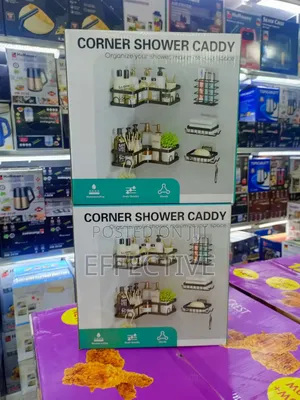 Cf Bs03 Corner No Drilling Shower Caddy