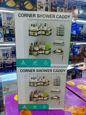 Cf Bs03 Corner No Drilling Shower Caddy