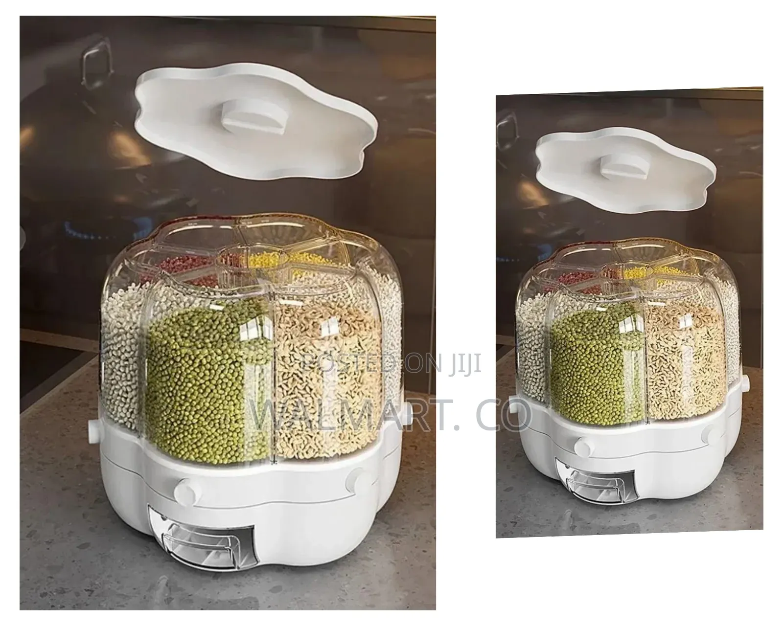 Rotating Cereal Storage Dispenser