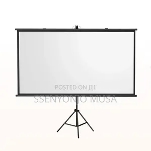 Nobo Manual Projector Screen With Tripod Stand, 240x240mm, White