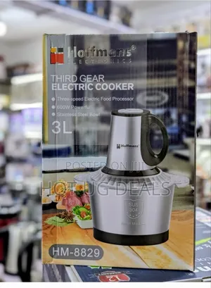 Hoffmans 3l  Food Processor Vegetable Chopper Meat Grinder