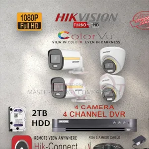 4 Channel CCTV Cameras Full Kit 2mp Atugs