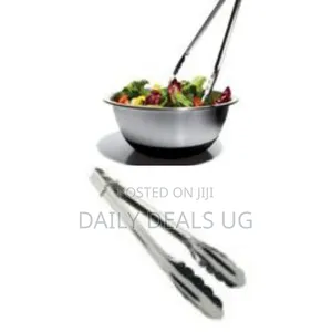 Stainless Steel Kitchen Tong - Silver