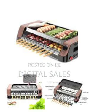 Automatic Rotate Barbecue Machine Non-Stick Electric Grill Rotator-