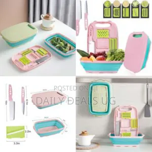 Camping Cutting Board, 9-in-1 Multi Collapsible Cutting Board