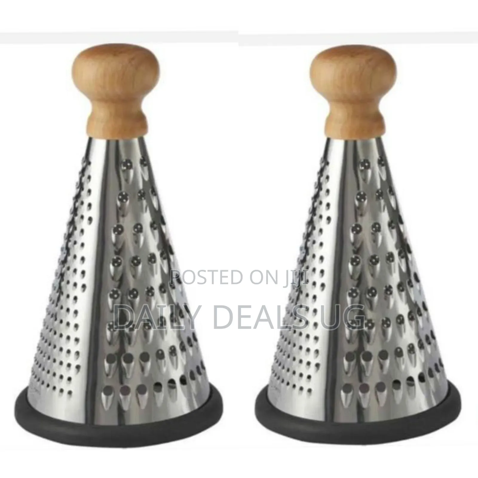 Round Sided Stainless Steel Vegetable Grater Slicer-Silver