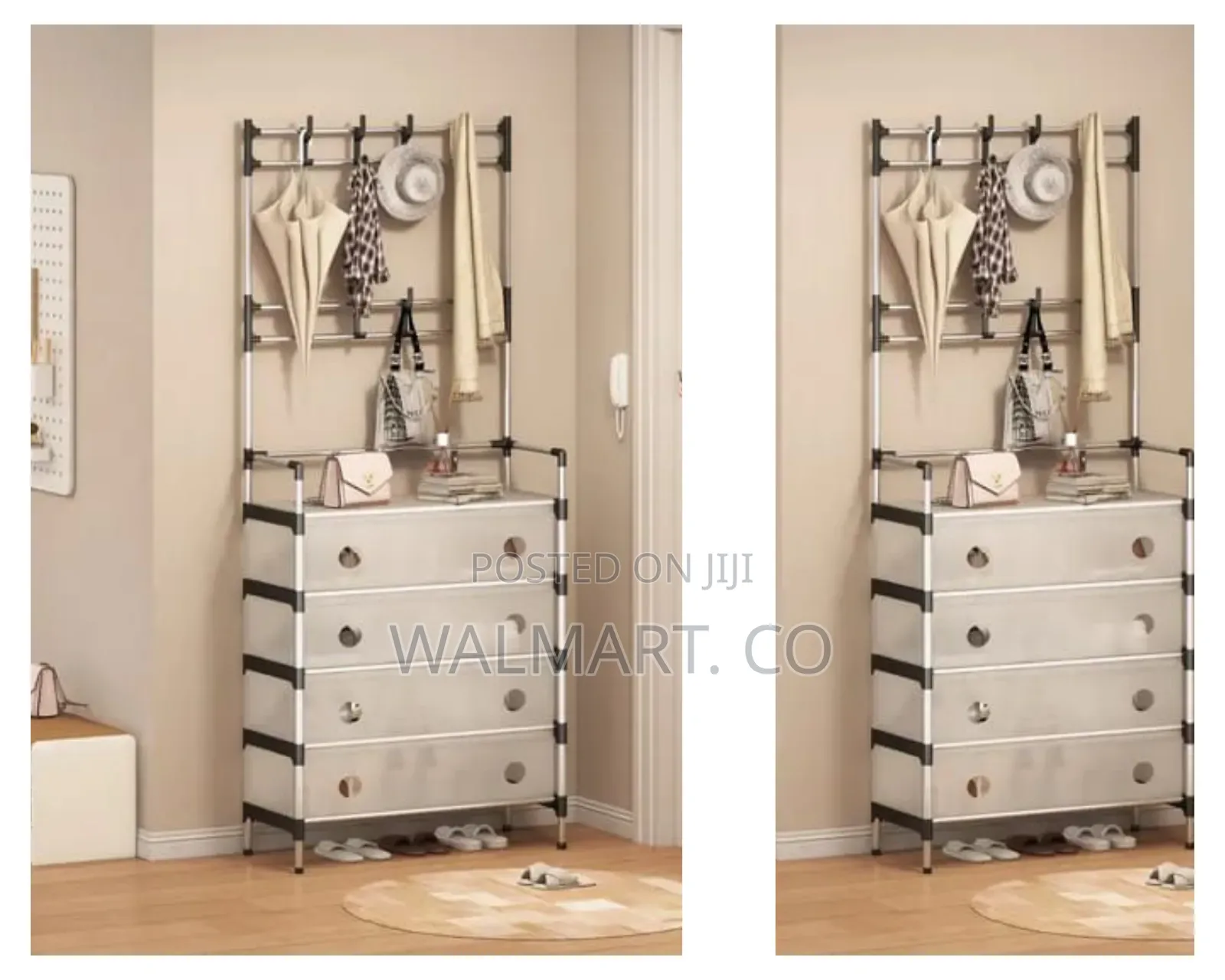 Multifunctional Shoe Rack With Coat Hanger