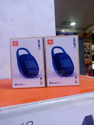 JBL Clip 5, an Ultra-Portable, Waterproof Bluetooth Speaker.