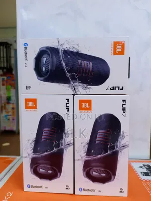 JBL Flip 7 Portable Waterproof and Drop-Proof Bluetooth Speaker.