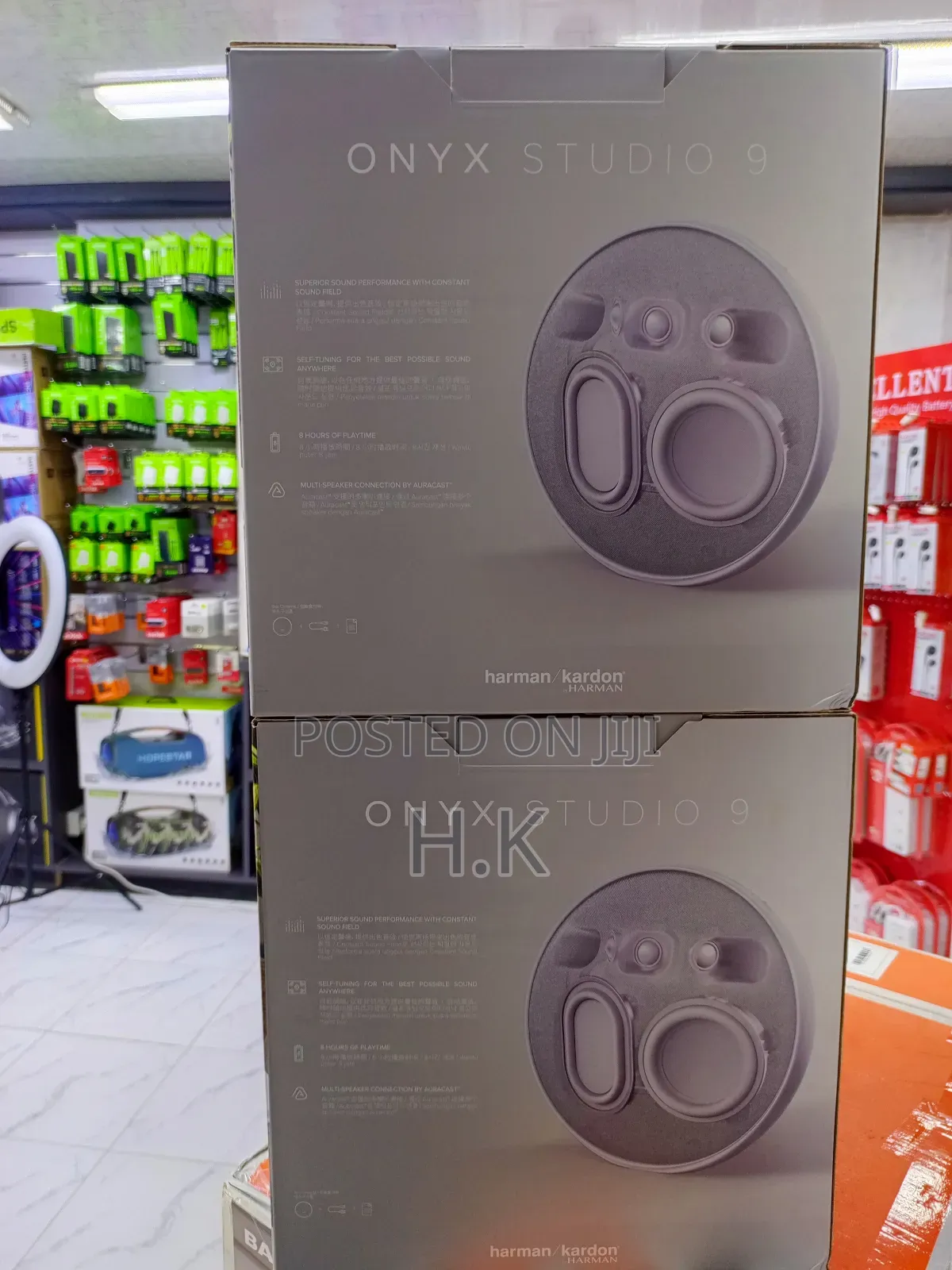 Harman Kardon Onyx Studio 9, a Portable Bluetooth Speaker.