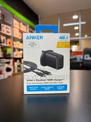 Anker Nano Charger (100w) With Usb-C Cable
