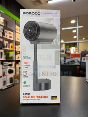 Porodo Lifestyle Lumio Smart FHD Projector – Gray