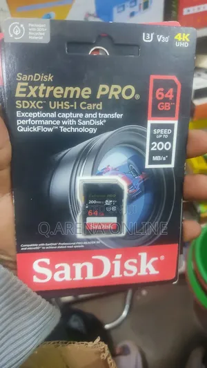 Sandisk Camera Memory Card 64gb