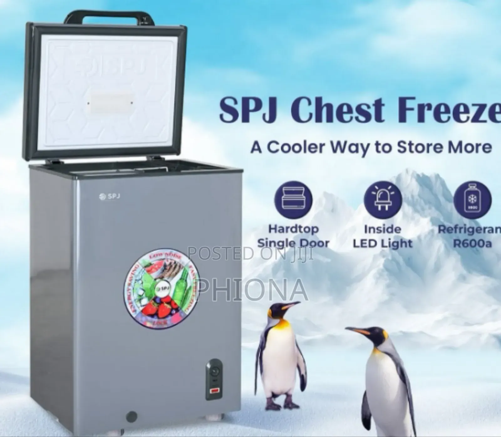 130l SPJ Chest Freezer