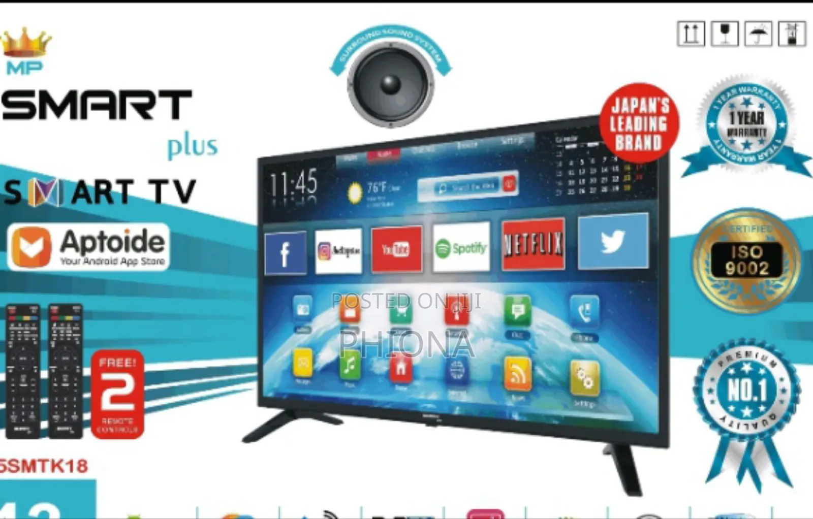 Smart Plus 43 Inch Tv