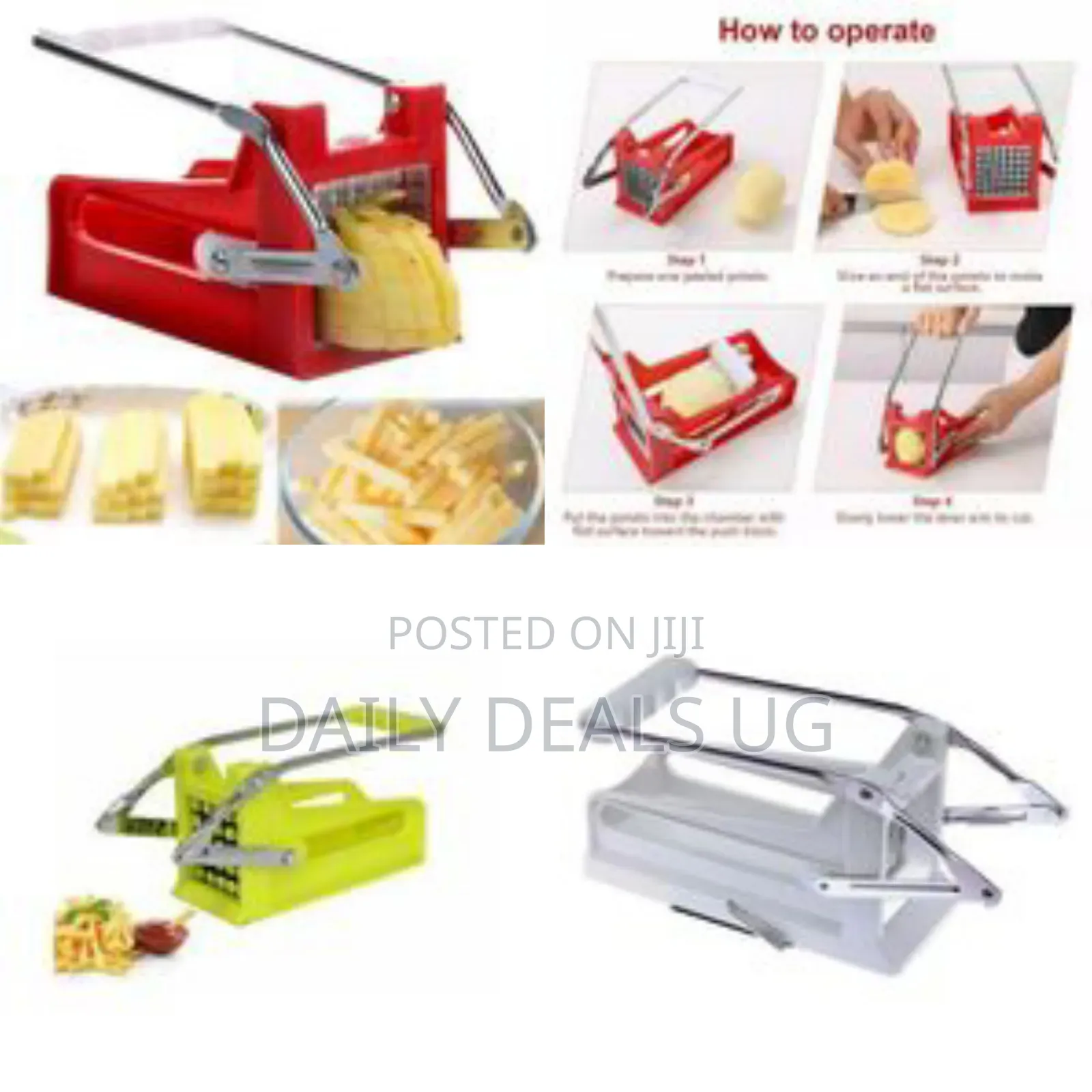 Jumbo Interchangeable Vegetable Potato Chips Cutter Slicer Chopper