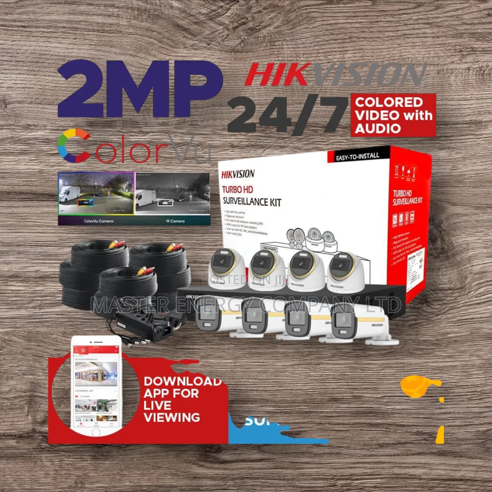 8 Channel CCTV Cameras Full Kit 2mp Gohu